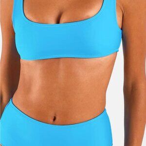 Solid & Striped The Ella Peacock Blue Swim Top and Bottom